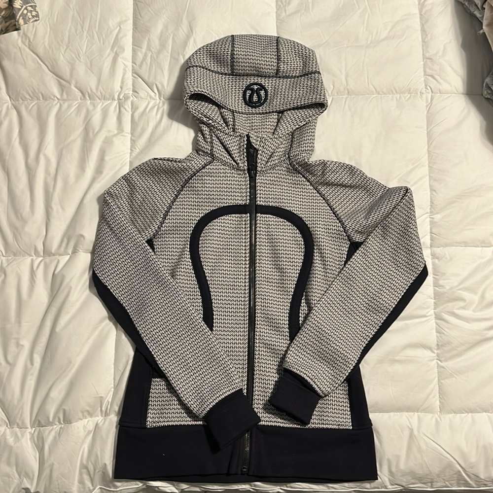 Lululemon scuba hooded sweatshirt Navy Blue Size 6/8